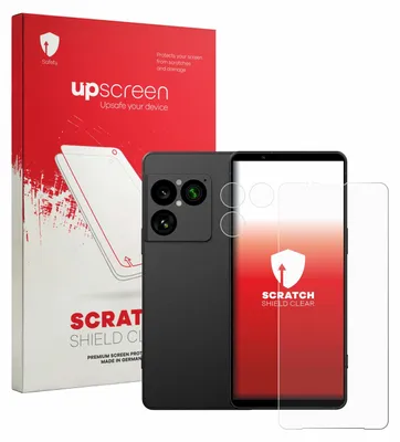 Produktbild von upscreen Schutzfolie für Sony Xperia 1 VIII (Display+Kamera) Displayschutz Displayschutzfolie Folie Klar Transparent