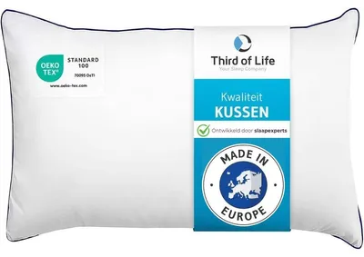 Produktbild von Ergonomisches Schlafkissen 40x60 cm hypoallergen für alle Schlafpositionen