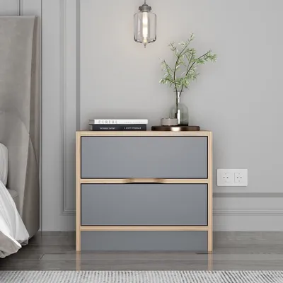 Zdjęcie produktu dla Skye Decor, Elina - 8170, stolik nocny, orzech, 100% PŁYTA POWLEKANA MELAMINĄ, 54 x 40 x 47 cm
