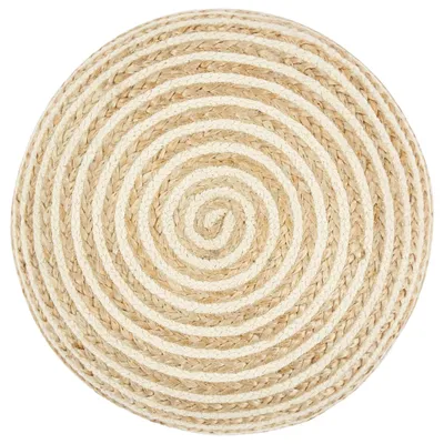 Zdjęcie produktu dla vidaXL Ręcznie robiony puf 45 x 30 cm z juty