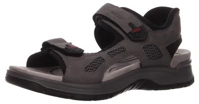 Produktbild von Rieker Tieffußbett Sandaletten in grau, Gr. 45