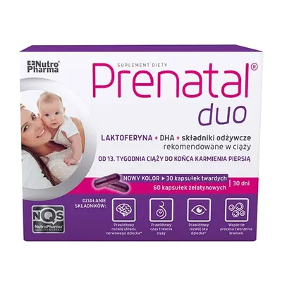 Produktbild von Prenatal DUO 30 Tabletten + 60 Kapseln SCHWANGERSCHAFT