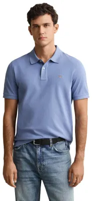Produktbild von Blaues Poloshirt mit 2 Knöpfen Gant