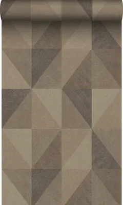 Produktbild von Origin Wallcoverings Tapete 3D-Muster Braun 50 x 900 cm