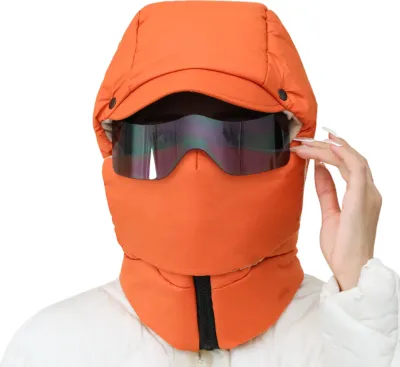 Produktbild von Winter-Fahrradmütze mit Schal, Gesichtsschutz und Brille, dick, warm, winddicht, vollständig schützend, für Reisen im Freien bei kaltem Wetter