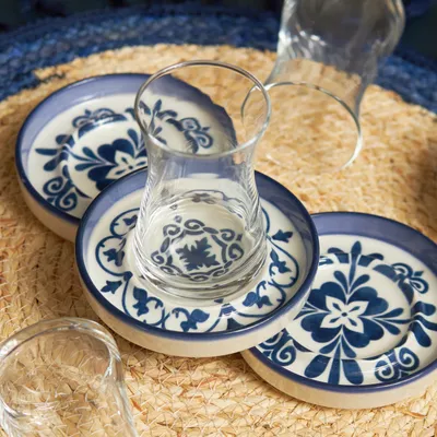 Produktbild von Karaca Zeher Blau 12-teiliges Teeset für 6 Personen