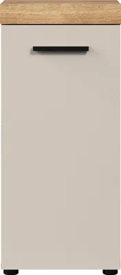 Produktbild von trendteam Bad Ivrea Standschrank, Evoke Oak Melamin/Kaschmir Melamin, B/H/T ca. 36/81/31 cm