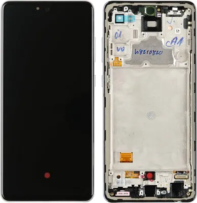 Produktbild von Display für Samsung Galaxy A72 (SM-A725F) Farbe: Schwarz Displayglas Touchscreen Bildschirm