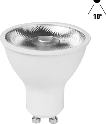 Produktbild von LED Reflektor 6W GU10 Linse 435lm Neutralweiß 4000K Spot 10°
