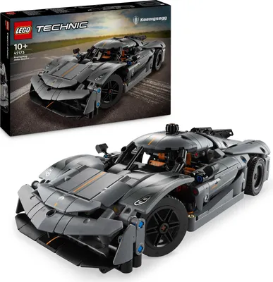 Produktbild von LEGO Technic Koenigsegg Jesko Absolut Supersportwagen in Grau, Bauspielzeug für Jungen und Mädchen, Spielzeugauto für Kinder, Geschenk für Autofans, Dekoration für das Kinderzimmer 42173
