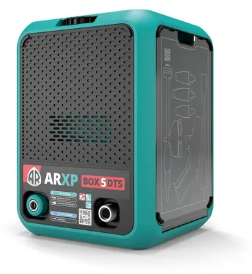 Zdjęcie produktu dla Annovi Reverberi ARXP BOX5 160DTS, Kompaktowy, Prąd elektryczny, 8 m, Wysokie ciśnienie, Czarny, Zielony, Stal nierdzewna