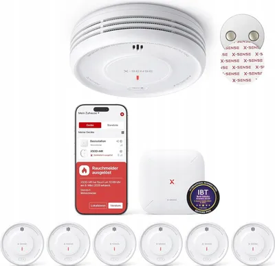 Image de X-Sense Détecteur de fumée intelligent Wi-Fi avec support magnétique XS0D-MR61