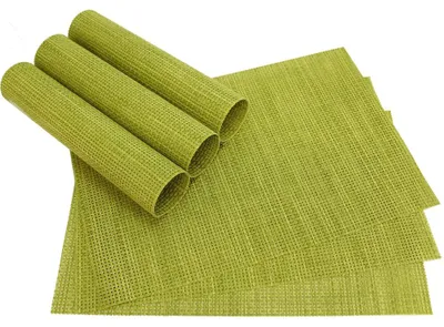 Produktbild von Tischset ELEGANCE grün 6er Tischunterlage als Tischdeko