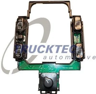 Produktbild von TRUCKTEC AUTOMOTIVE 02.42.334 Fensterheberschalter passend für MERCEDES-BENZ E-Klasse Limousine (W210) Vorne und Hinten Fensterheber Schalter