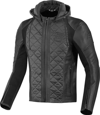 Produktbild von Bogotto Radic Motorrad Leder-/Textiljacke, schwarz, XS
