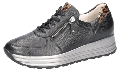Produktbild von Waldläufer H-Lana Hirsch sportlicher Schnürer Schwarz in Gr. 40.5