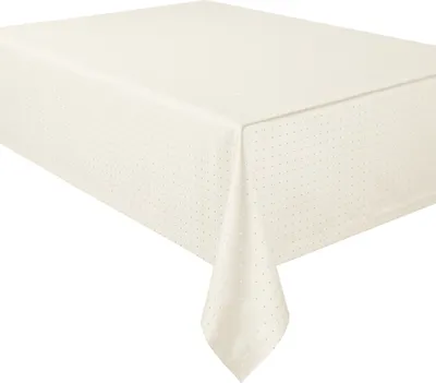Produktbild von Curt Bauer Damast-Tischtuch Petito 3815 Farbe porzellan Größe 130x200
