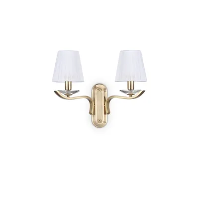 Obrázek produktu pro Klasické nástěnné svítidlo Pegaso Metal Brass 2 světla E14