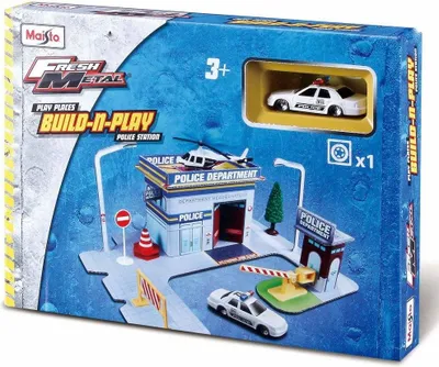 Obrázek produktu pro Policejní stanice Maisto Build N Play s autem