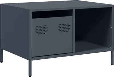 Produktbild von vidaXL Couchtisch Anthrazit 68,5x50x43,5 cm Kaltgewalzter Stahl