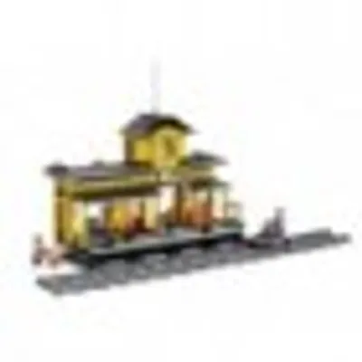 Produktbild von LEGO 7997 Train Station  LEGO Anzahl Anleitungen: 1, Thema: LEGO Trains, Anzahl Minifiguren: 5, Veröffentlicht in: 2007, Anzahl Teile: 367, Zahl: 7997-1, EAN: 5702014499034, UPC: 673419090995, Gewicht: 1.064 KG, Verpackungsmaße (lxbxh): 38.2 x 28.6 x 9.4 cm, Altersberatung: 5+