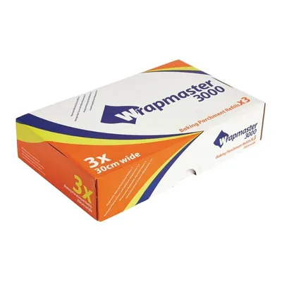 Produktbild von Wrapmaster Backpapier Nachfüllpackung 30cm x 50m (3 Stück)