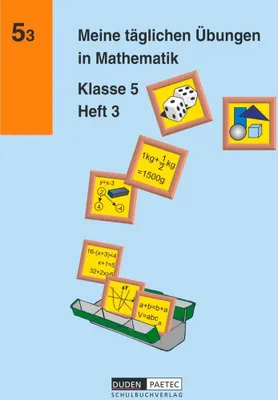 Produktbild von Meine täglichen Übungen in Mathematik Klasse 5 Heft 3