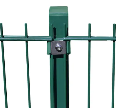 Produktbild von HOME DELUXE Doppelstabmattenzaun Pfosten MORATA - Metallpfosten H: 210 cm Anthrazit
