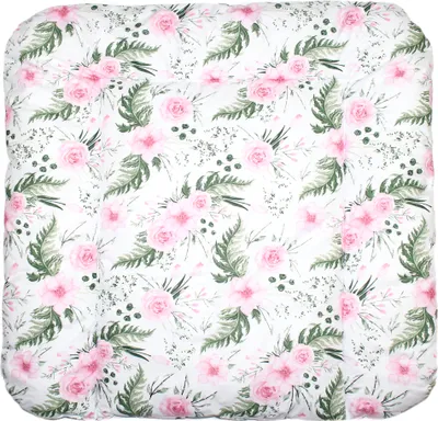 Produktbild von Baby Wickelauflage 70 x 70 cm Wickeltischauflage Auflage für Wickeltisch 10. Flowers