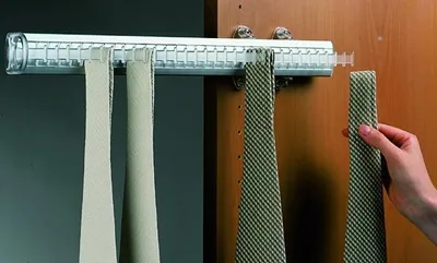 Produktbild von Krawattenauszug SERVETTO 500mm Alu schwarz