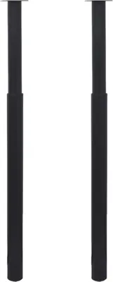 Immagine prodotto di Gambe Telescopiche per Tavolo 2 pz Nere 710 mm-1100 mm