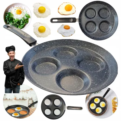 Produktbild von Krisberg Marmor Eier- und Pfannkuchenpfanne Antihaft 24 cm