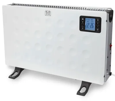 Produktbild von Konvektorheizung 2000 W – Elektrische Heizung mit App-Steuerung und Wi-Fi – Weiß – Tragbar