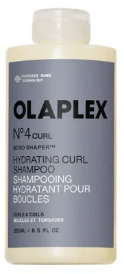 Image de Shampoing hydratant pour boucles Olaplex No.4 Curl Bond Shaper, 250 ml