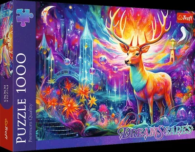 Obrázok produktu pre Puzzle 1000 elementów DreamScapes Mistyczny Jeleń Trefl