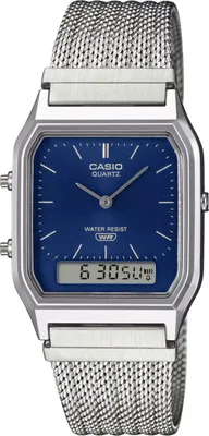 A close-up studio shot of a Casio watch.