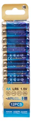 Produktbild von LR6 Alkaline Batterie 1,5V 12 Stück