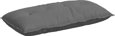 Produktbild von vidaXL Rücken Kissen Dunkelgrau 100 x 50 cm Mikrofaserstoff