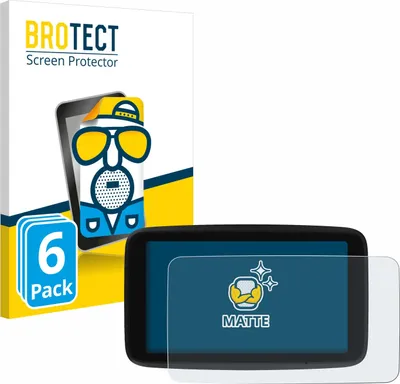 Produktbild von 6x BROTECT Schutzfolie für TomTom GO Classic 5" (2. Generation) Displayschutz Displayschutzfolie Folie Matt Entspiegelungsfolie