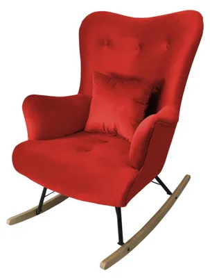 Produktbild von MIRJAN24 Schaukelsessel Zawil, Vintage Relaxsessel, Polstersessel, Wohnzimmersessel vom Hersteller (Farbe: Magic Velvet 2232)