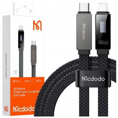 Obrázok produktu pre Mcdodo Nabíjačka Usb-C Lightning Rýchlonabíjací Kábel Pre Iphone 1M Led