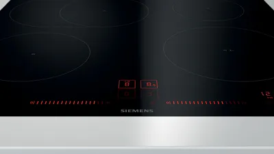 Obrázok produktu pre Siemens EH601LFC1E, Čierna, Vstavaný, Indukčná varná doska so zónami, Sklokeramická, 4 zone(s), 4 zone(s)