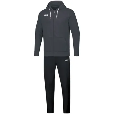 Produktbild von JAKO Unisex Jogginganzug Base mit Kapuze, Farbe:anthrazit, Größe:M