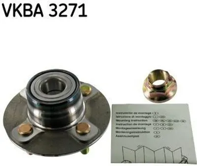Produktbild von SKF Radlagersatz Hinten für HYUNDAI ACCENT II Stufenheck (LC) VKBA 3271