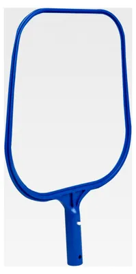 Produktbild von Feinmaschiger Poolkescher – Robuster Laubkescher für Pools, 30 x 30 cm, PVC, Blau – Anschluss Ø 28 mm für Teleskopstangen – Entfernt zuverlässig Blätter und Schmutz