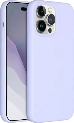 Produktbild von Accezz Liquid Silikoncase iPhone 14 Pro Max - Violett