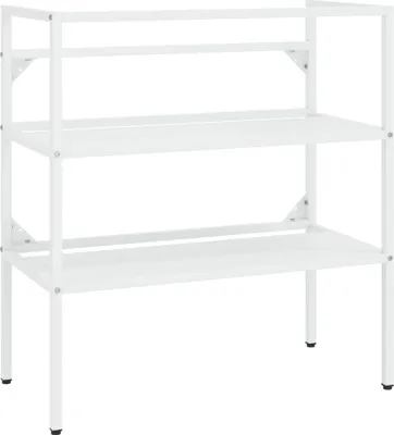 Obrázok produktu pre vidaXL Kúpeľňový rám na umývadlo biely 79x38x83 cm železo