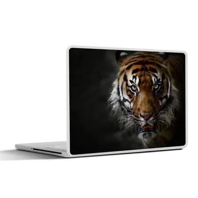 Produktbild von MuchoWow® Laptop Aufkleber Sticker Cover Tiger - Tier - Raubtier 25x18 cm - Laptop-Deko
