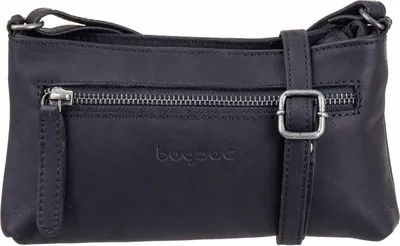 Produktbild von Bagsac Damen Leder Reißverschlusstasche B488003 schwarz