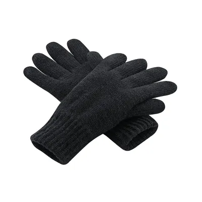 Image de Beechfield - Gants unies homme/femme "Classic", Thinsulate BC5282 (L-XL) (Noir)